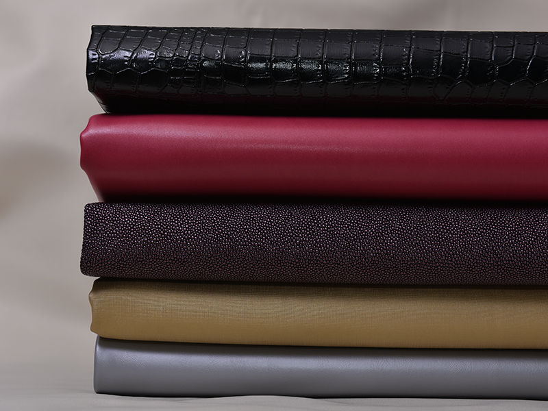 PVC sponge leather, pvc solid (compact) leather, pvc sheet, Thailand